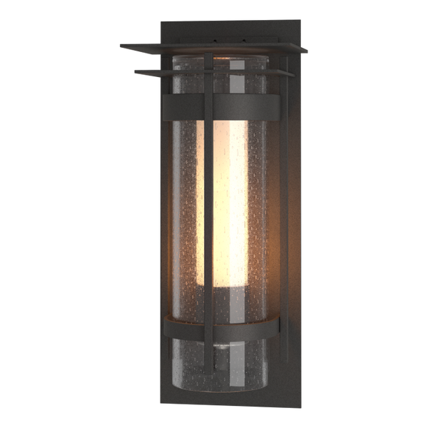 Torch with Top Plate Large Outdoor Sconce