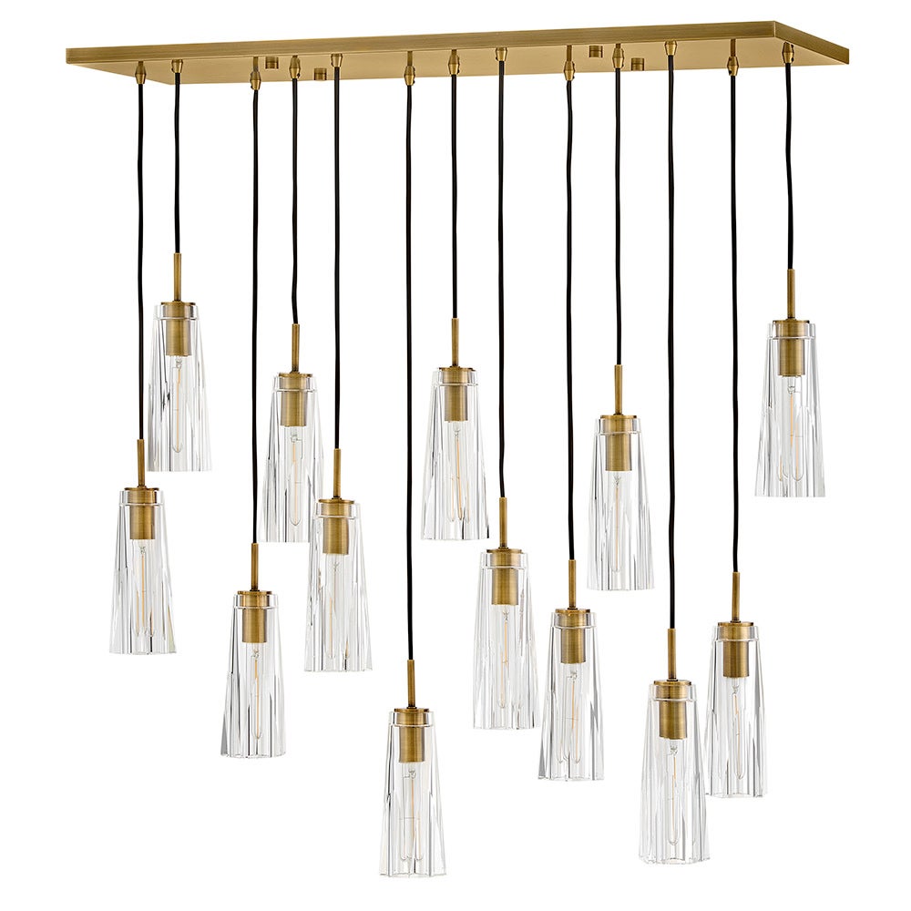 Fredrick Ramond FR31105HBR-CL Cosette Crystal Linear en laiton Heritage