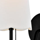 Applique murale festonnée Lark 84380BK Bliss en noir