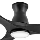Luminaire encastré intelligent à DEL Hinkley Lighting 903456FBB-LDD Swell Ventilateur  en noir mat