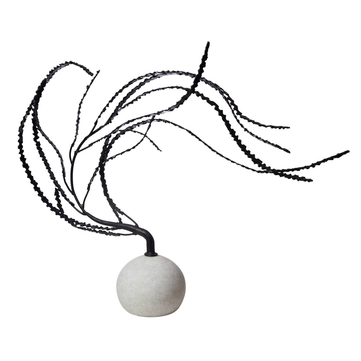 Sculpture de chardon de fer