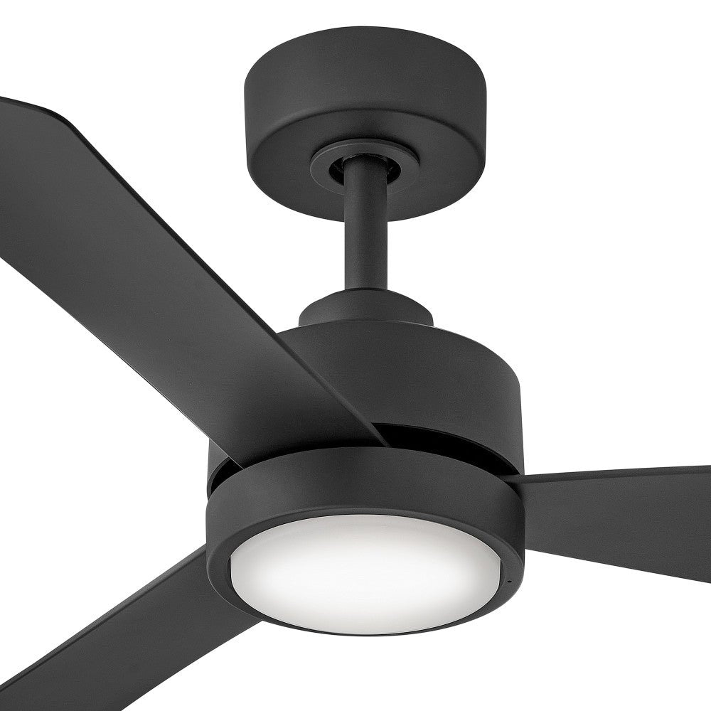 Hinkley Lighting 905744FMB-LWD Iver LED Smart Fan in Matte Black