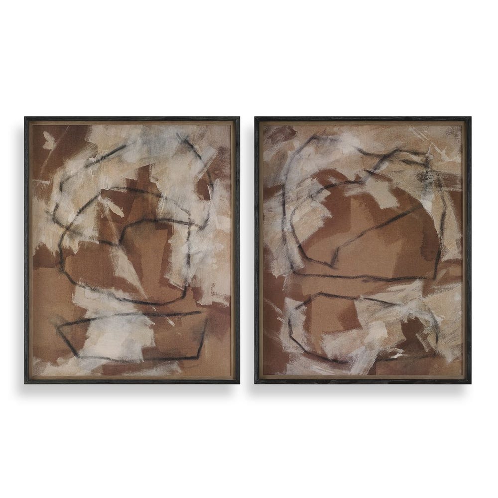 Rush & Dash Framed Prints Set/2