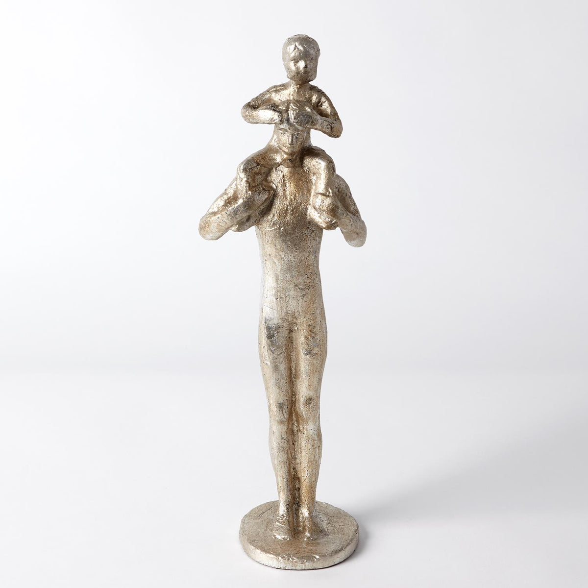 Dad and Son Sculpture