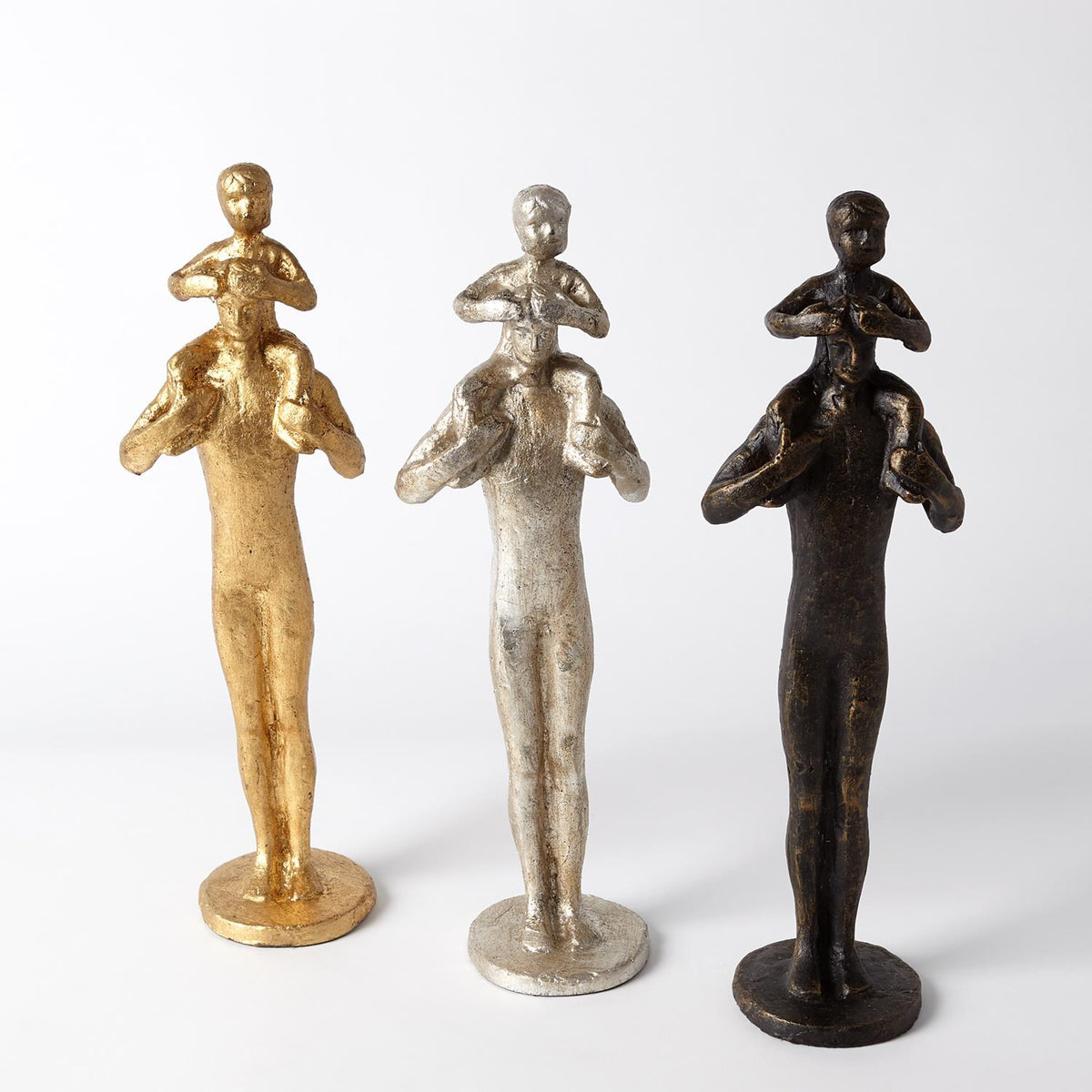 Dad and Son Sculpture