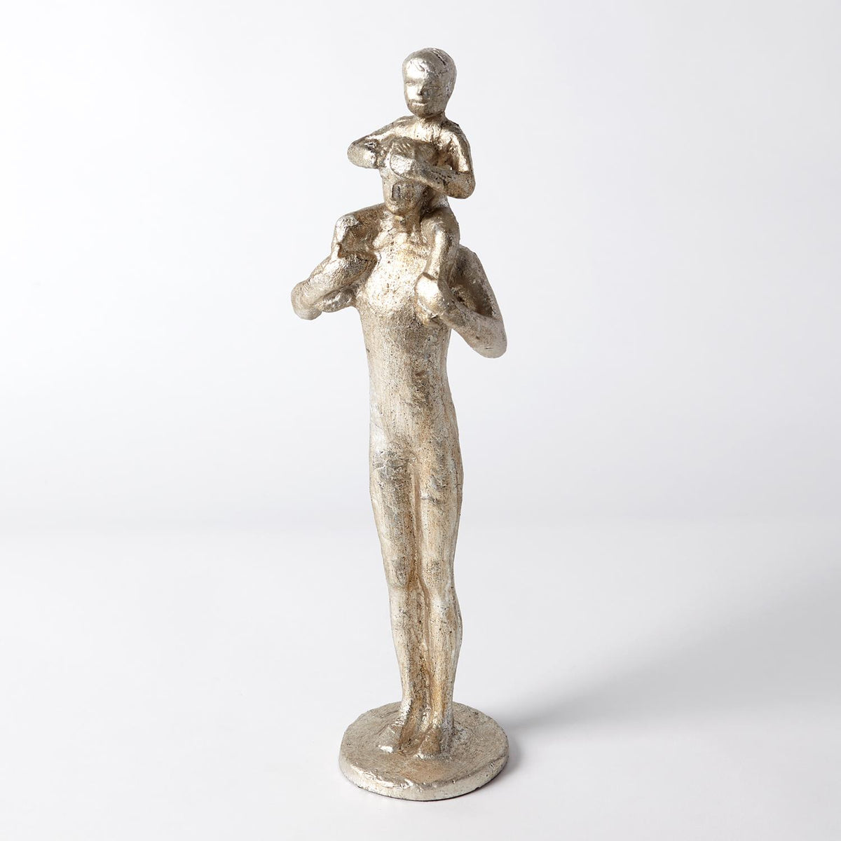 Dad and Son Sculpture