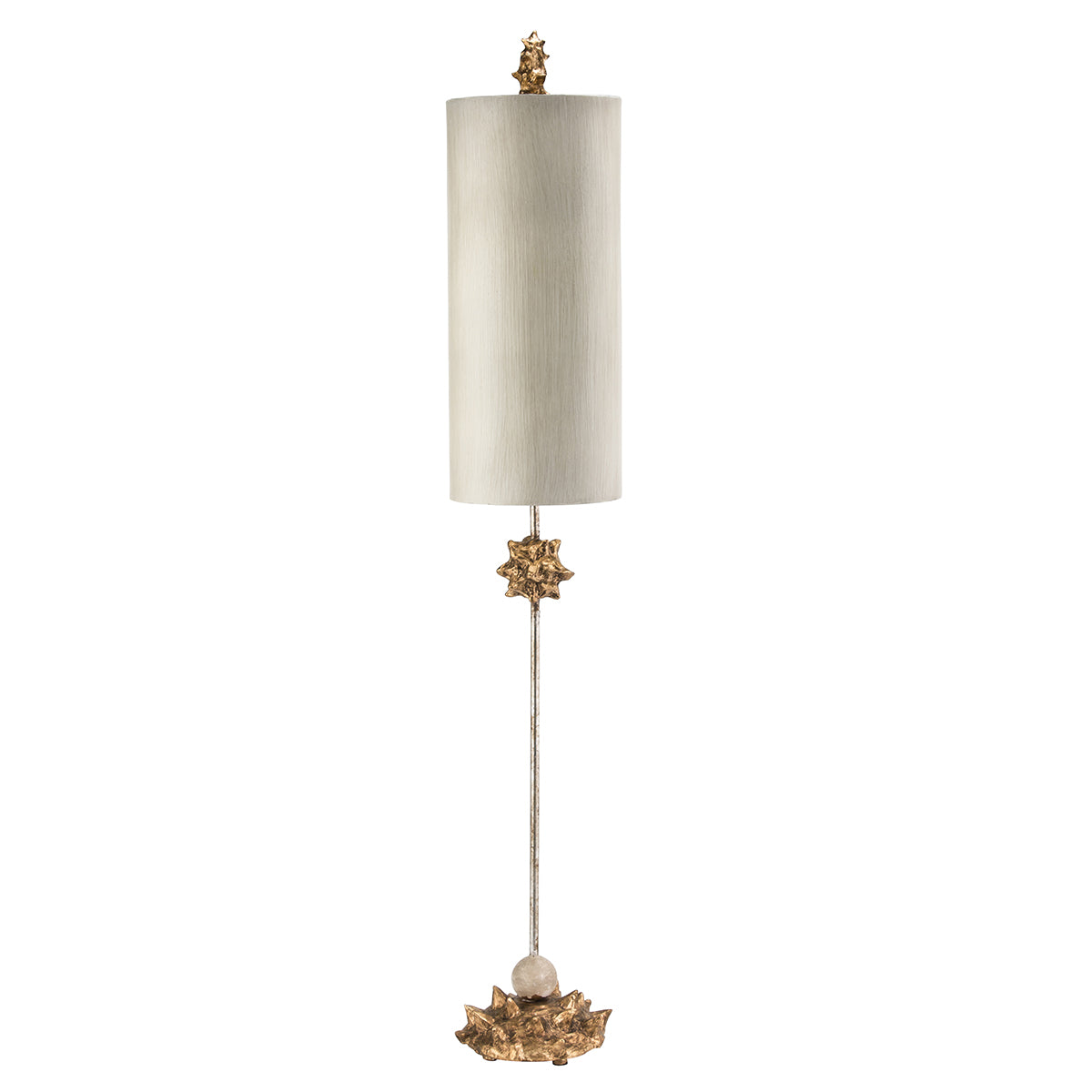 Lucas + McKearn - TA1024 - One Light Buffet Lamp - Nettle - Gold Leaf Sculpted W/Gold Metal