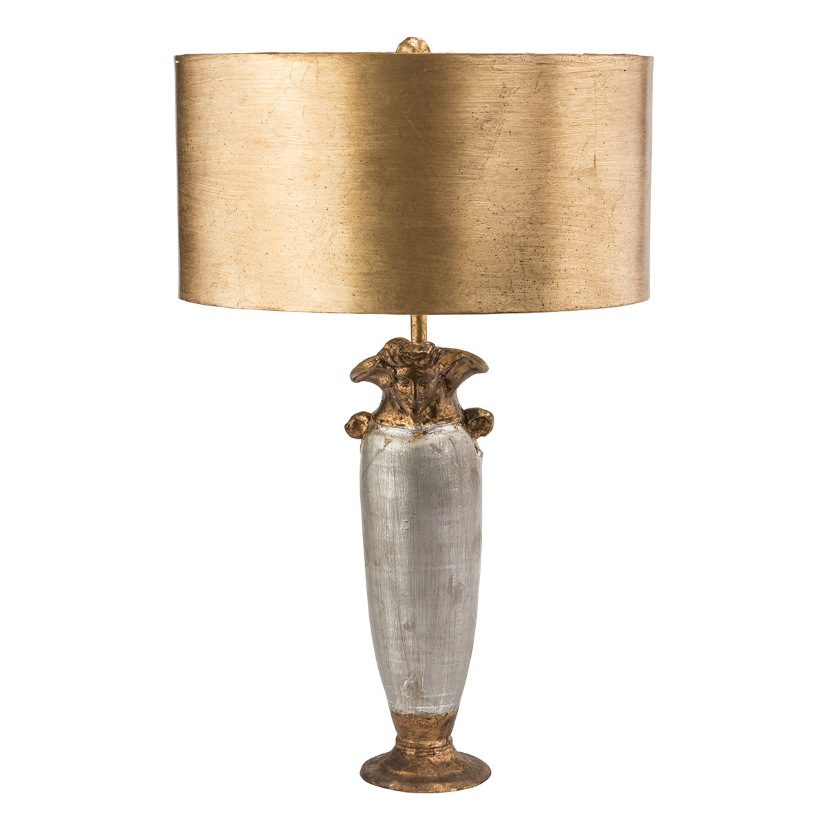 Lucas + McKearn - TA1126 - One Light Table Lamp - Bienville - Gold/Silver Leaf Vase