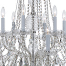 Crystorama - 1112-CH-CL-S - 12 Lumière Suspendu - Cristal traditionnel - Chrome poli