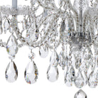 Crystorama - 1112-CH-CL-SAQ - 12 Lumières Suspendu - Cristal traditionnel - Chrome poli
