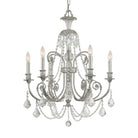 Crystorama - 5116-OS-CL-S - Six lumières Suspendu - Regis - Olde Silver