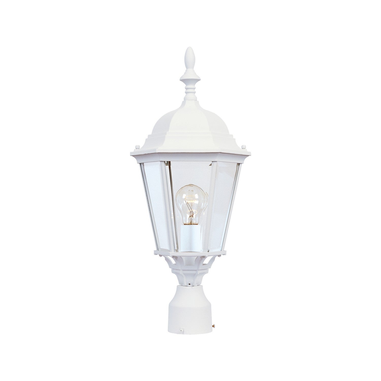 Lanterne sur poteau/poteau d'extérieur Maxim Lighting 1005WT Westlake, blanche