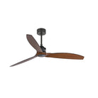 Faro Barcelona 33395UL Just Ceiling Fan in Black/Walnut