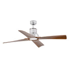 Faro Barcelona 33482UL-15 Winche Ceiling Fan in Chrome/Brown