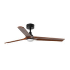 Faro Barcelona 338091T-US Heywood Ceiling Fan in Black/Walnut