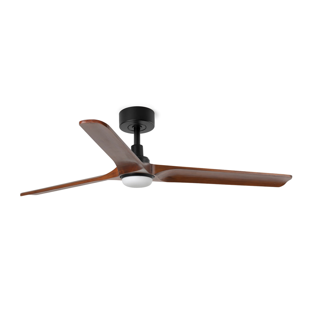 Faro Barcelona 338091T-US Heywood Ceiling Fan in Black/Walnut