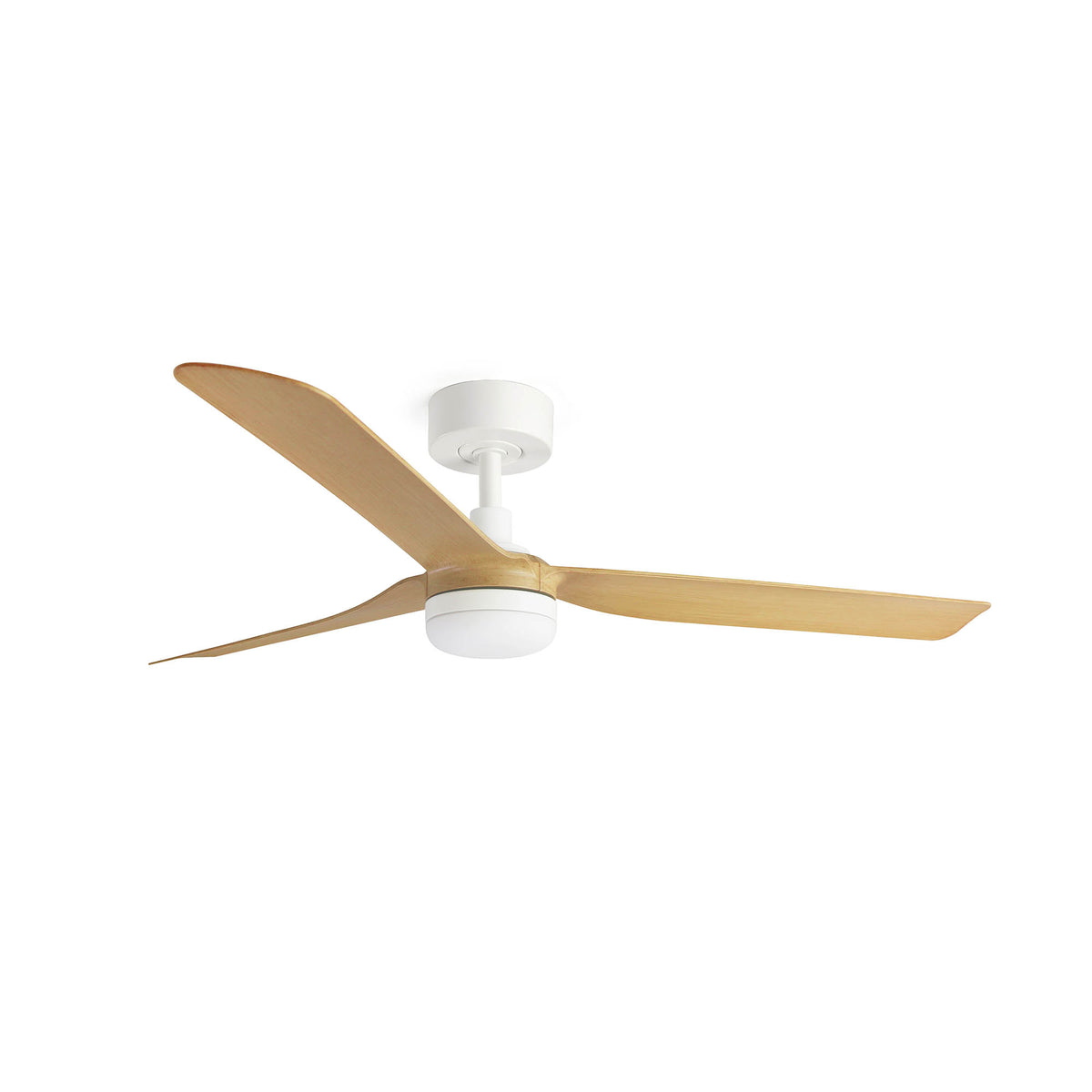 Faro Barcelona 338161T-US Punt Ceiling Fan in White/Maple