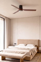 Faro Barcelona 338311T-US Punt Tub Ceiling Fan in Black/Walnut