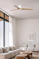 Faro Barcelona 338381T-US Heywood Tub Ceiling Fan in White/Pine