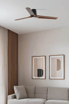 Faro Barcelona 338391T-US Heywood Tub Ceiling Fan in Black/Walnut