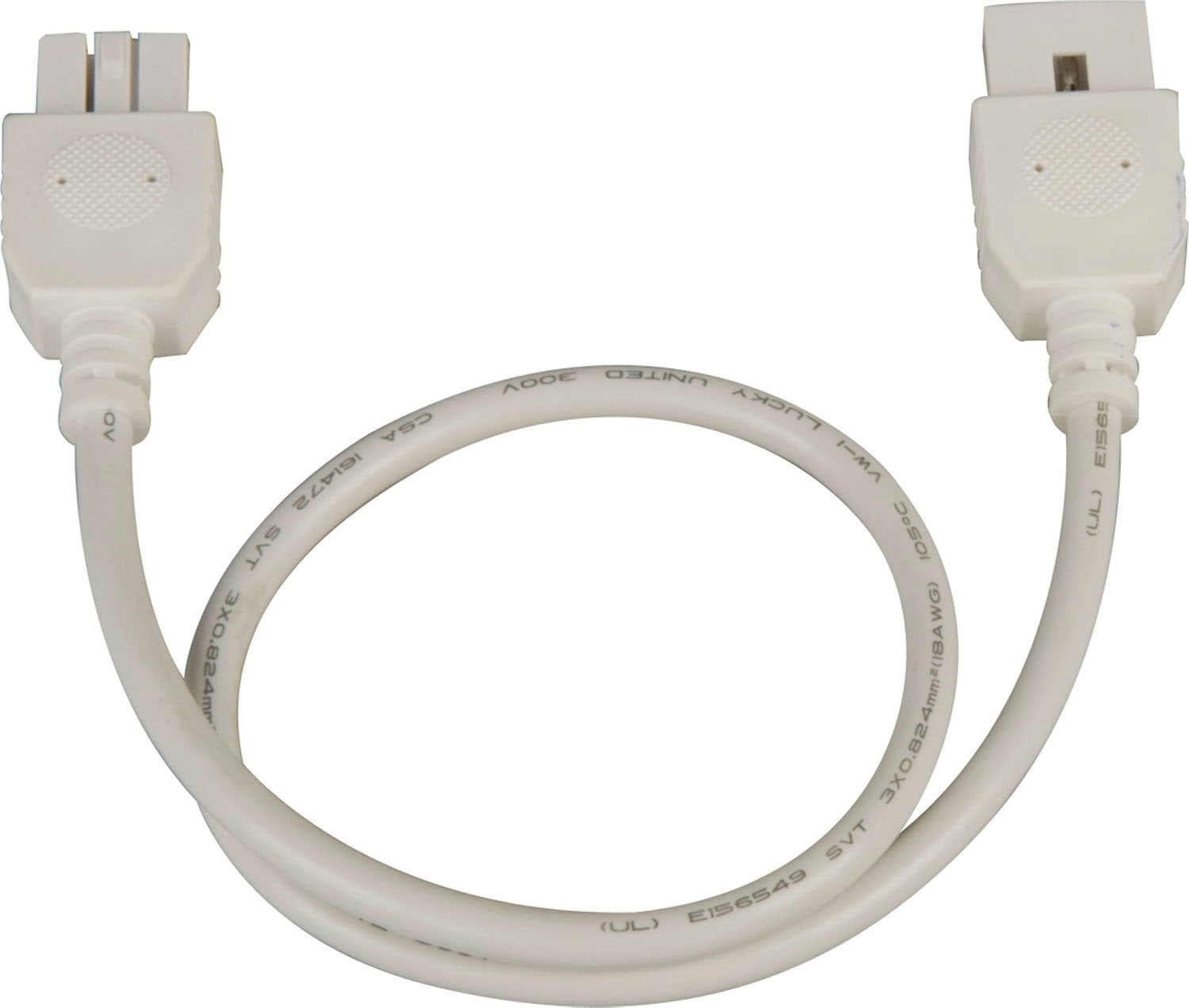 Maxim Lighting 87876WT CounterMax MXInterLink4 Connector Cord in White