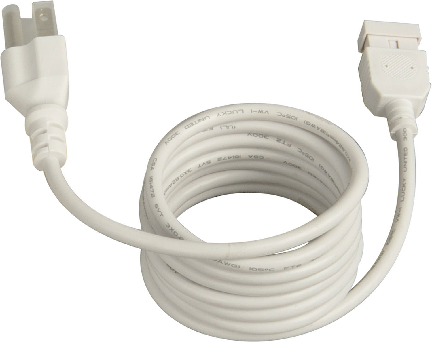 Maxim Lighting 87880WT CounterMax MXInterLink4 Power Cord in White