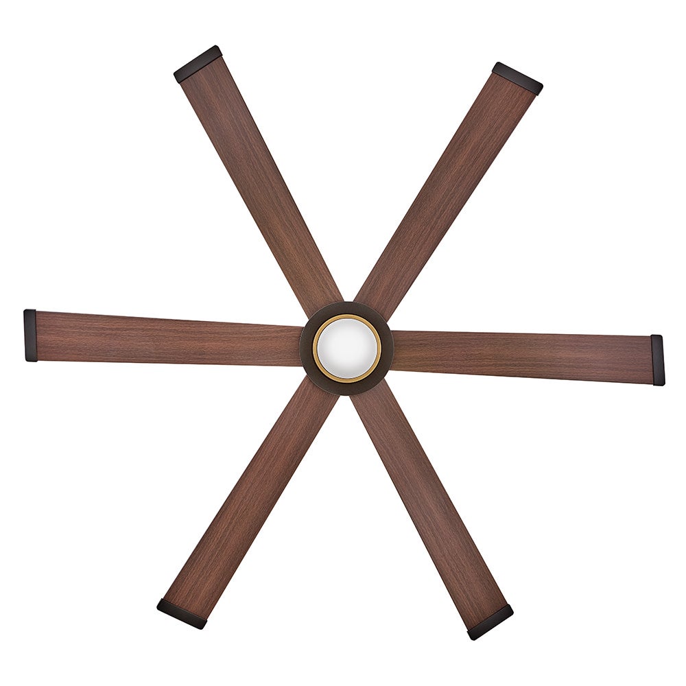 Éclairage intelligent LED Hinkley Lighting 906964FHB-LDD Andros Ventilateur  en laiton Heritage