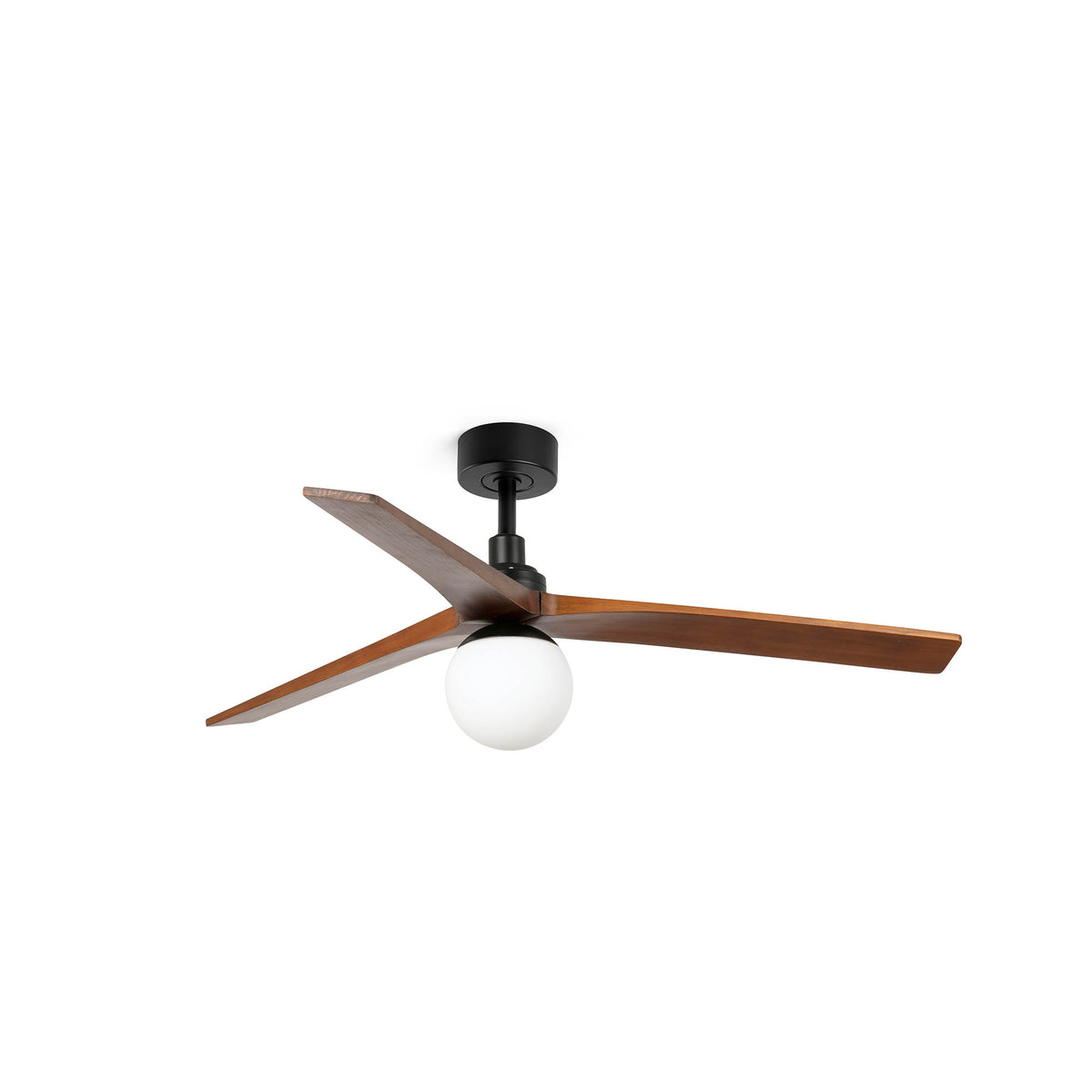 Faro Barcelona 342771B-US Klim Ceiling Fan in Black/Walnut