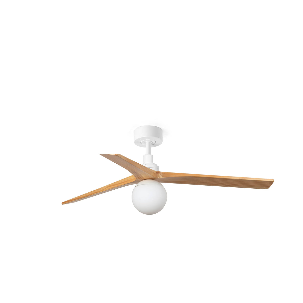 Faro Barcelona 342801B-US Klim Ceiling Fan in White/Pine