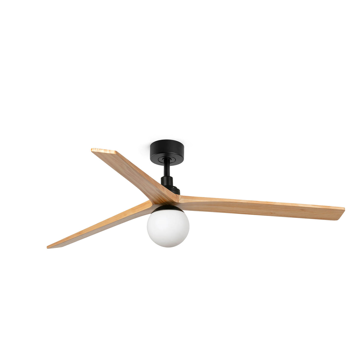 Faro Barcelona 342821B-US Klim Ceiling Fan in Black/Pine