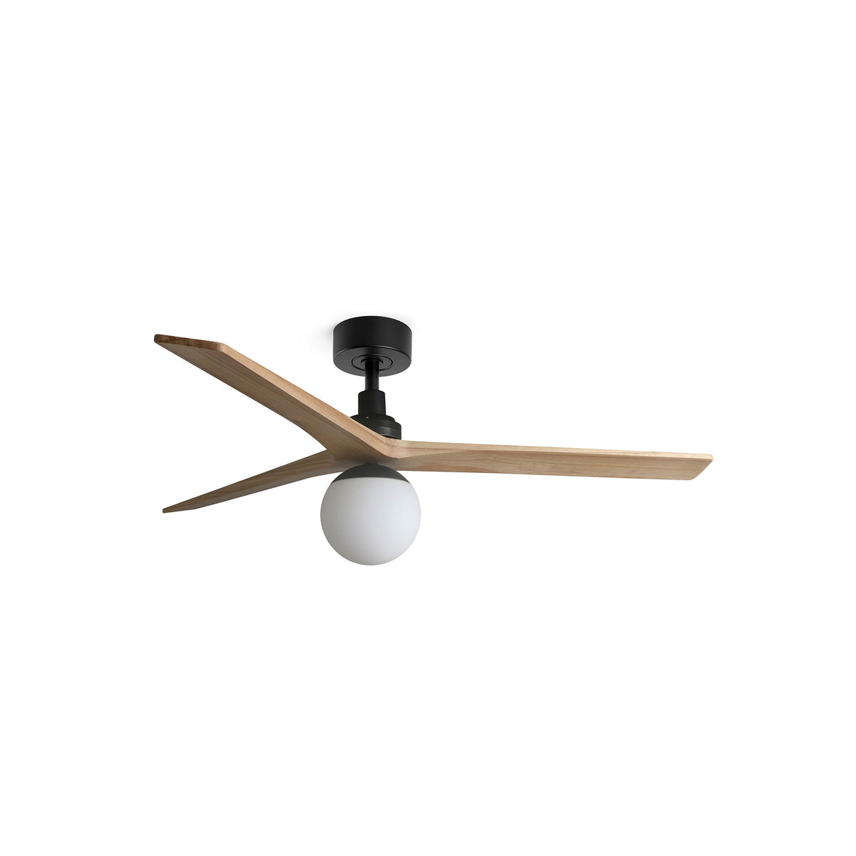 Faro Barcelona 342831B-US Klim Ceiling Fan in Black/Pine