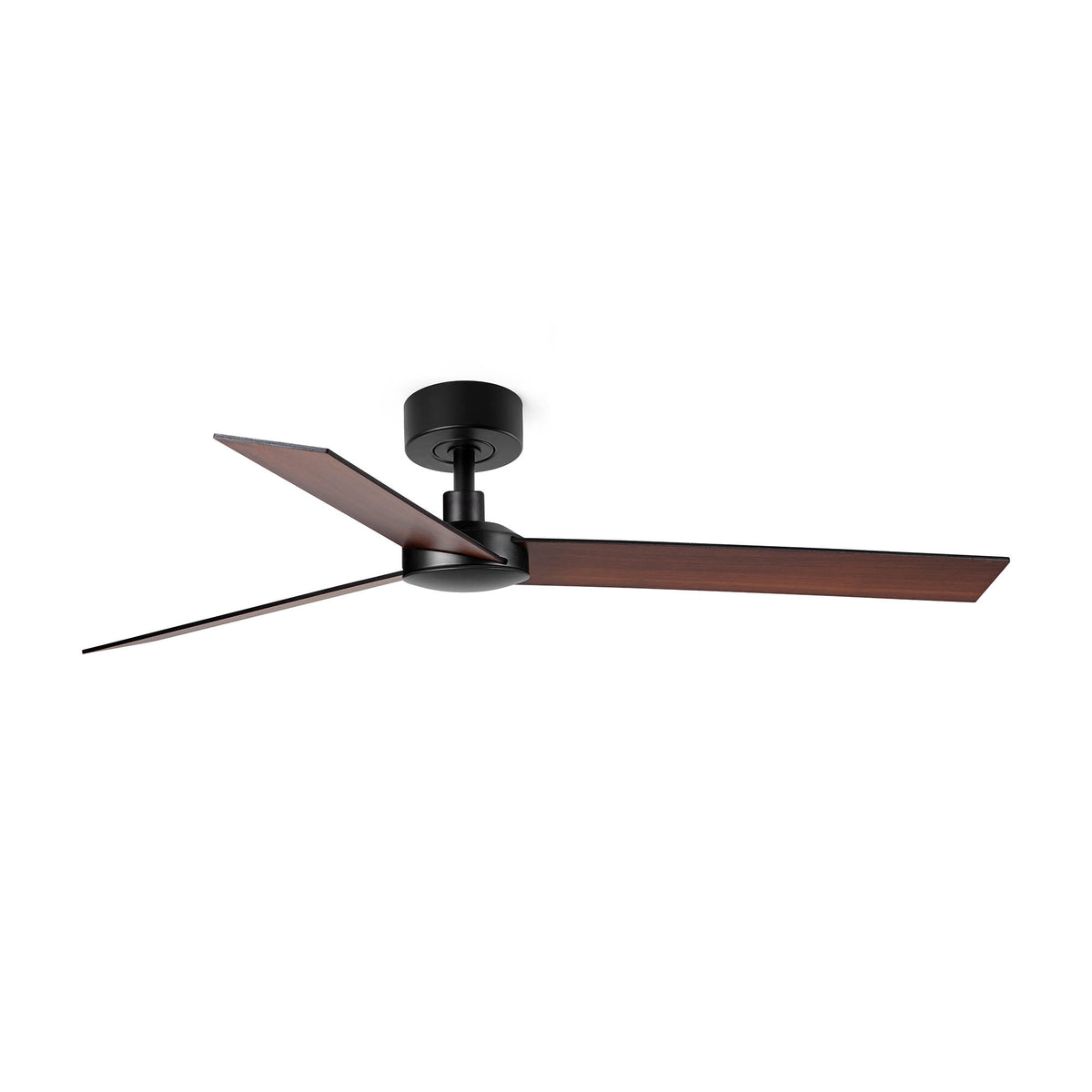 Faro Barcelona 34298-US Rudder Ceiling Fan in Black/Walnut