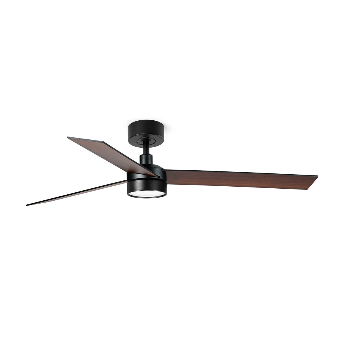 Faro Barcelona 342981T-US Rudder Ceiling Fan in Black/Walnut