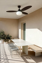 Faro Barcelona 343011B-US Palma Ceiling Fan in Brown