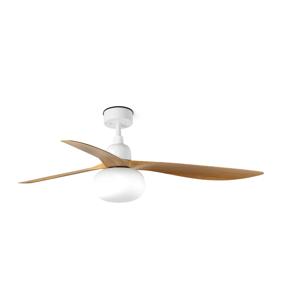 Faro Barcelona 343611B-US Outwood Ceiling Fan in White/Oak