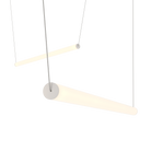Sonneman 3475.77WS-0-0-3 ans Linea Suspendu en anodisé naturel