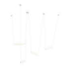 Sonneman 3475.77WS-0-4-0 YO Linea Suspendu en anodisé naturel