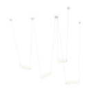 Sonneman 3475.77WS-1-2-1 YO Linea Suspendu en anodisé naturel