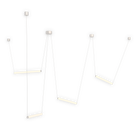 Sonneman 3475.77WS-2-0-2 ans Linea Suspendu en anodisé naturel