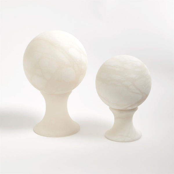 Alabaster Sphere Stands