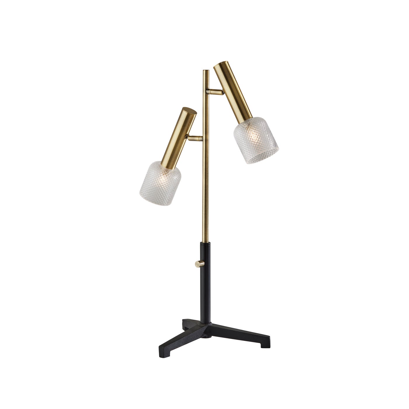 Adesso Home - 3551-21 - LED Table Lamp - Melvin - Black & Antique Brass