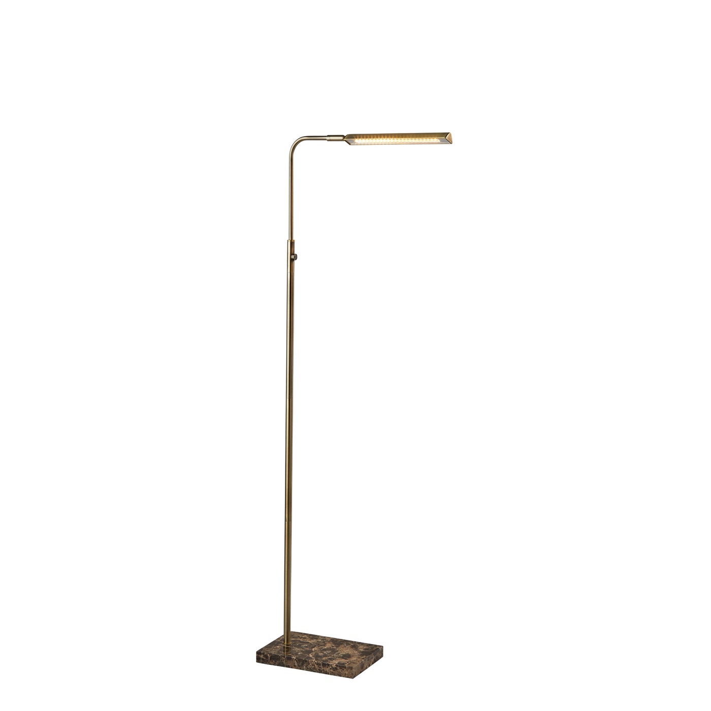 Adesso Home - 3558-21 - LED Floor Lamp - Reader - Antique Brass