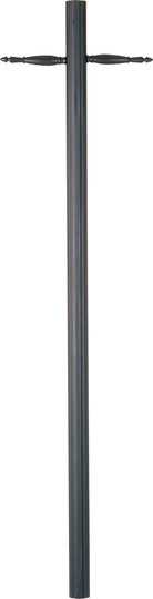 Poteau d'enfouissement Maxim Lighting 1094BK/PHC11 avec cellule photoélectrique, noir