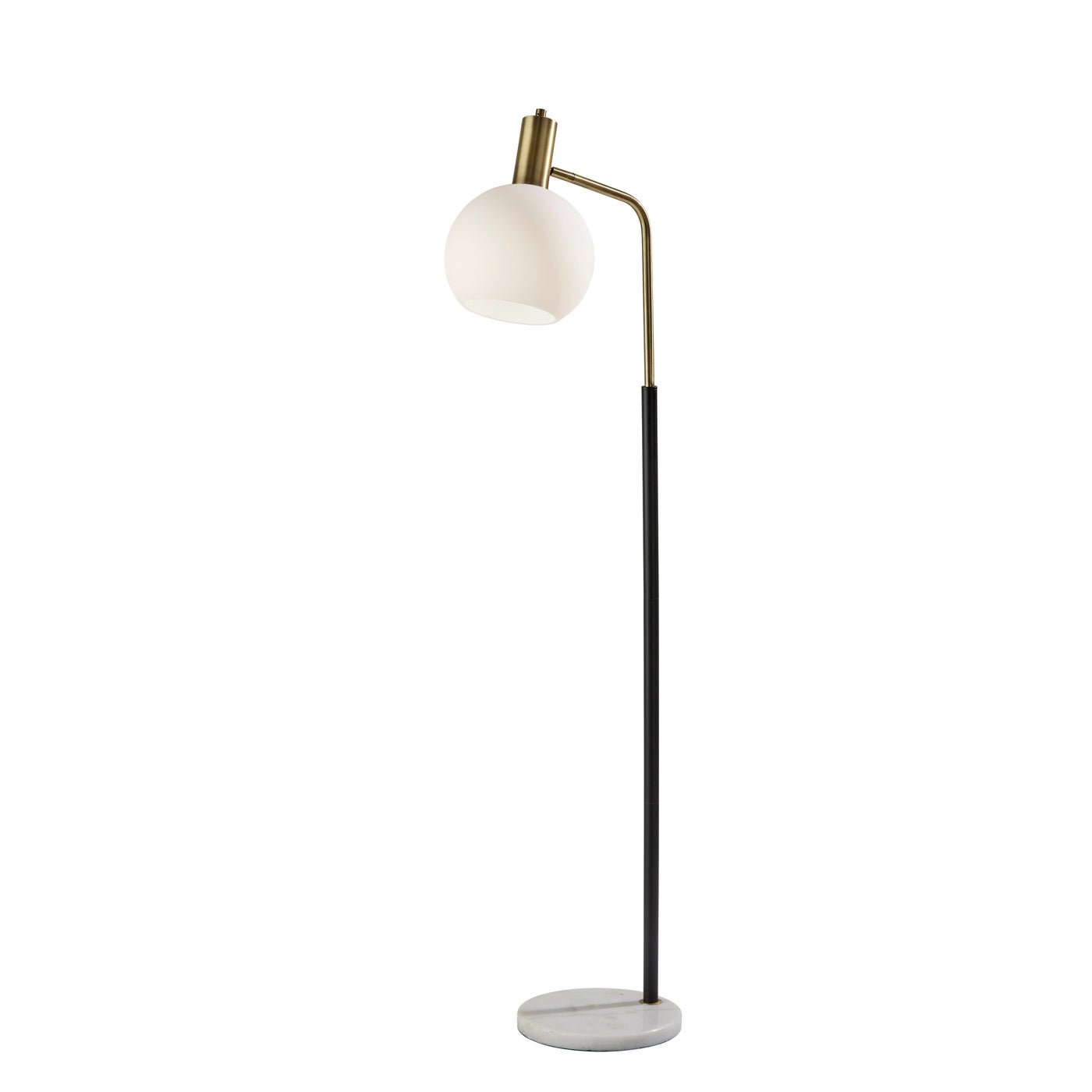 Adesso Home - 3579-21 - Floor Lamp - Corbin - Black & Antique Brass