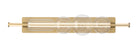 Eurofase 50051-038 Lucent 3-CCT LED pour salle de bain, couleur or