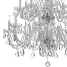 Crystorama - 1139-CH-CL-MWP - 16 Lumières Suspendu - Cristal traditionnel - Chrome poli