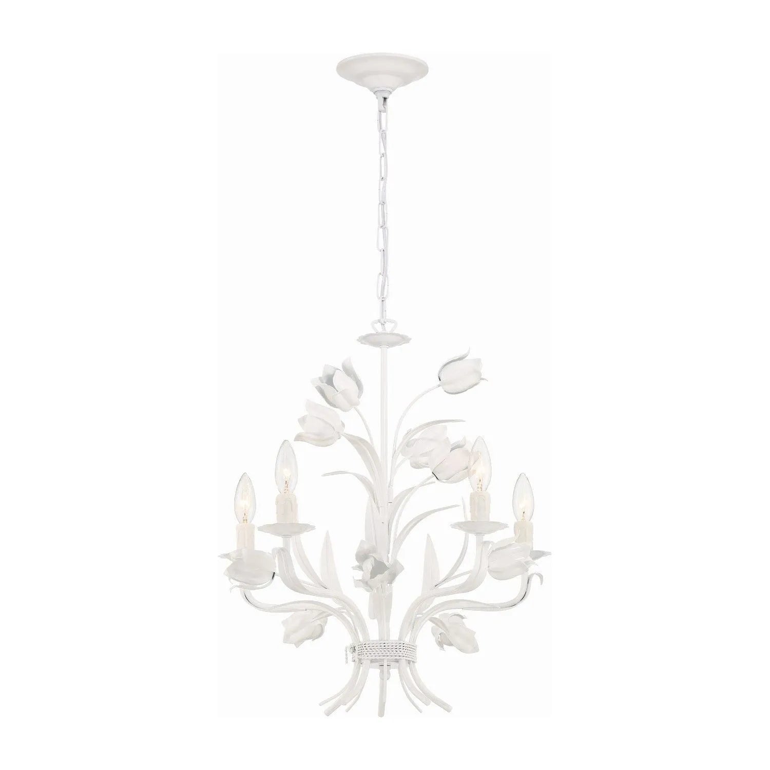 Crystorama - 4805-SR - Five Light Chandelier - Southport - Sage Rose