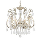 Crystorama - 5115-OS-CL-MWP - Six lumières Suspendu - Regis - Olde Silver
