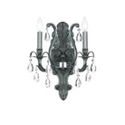 Crystorama - 5563-PW-CL-SAQ - Two Light Wall Sconce - Dawson - Pewter