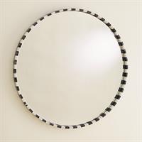 Black/White Marble Mirror